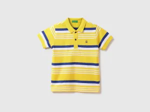 Cotton Striped Polo Neck Boys T-shirts