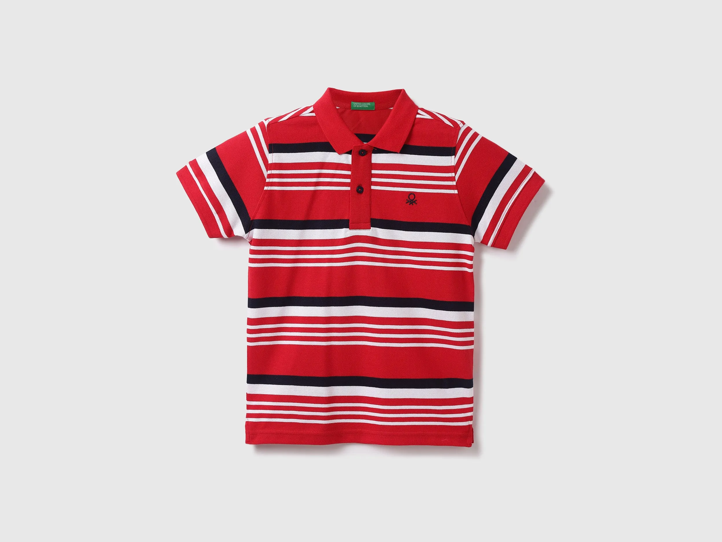 Cotton Striped Polo Neck Boys T-shirts