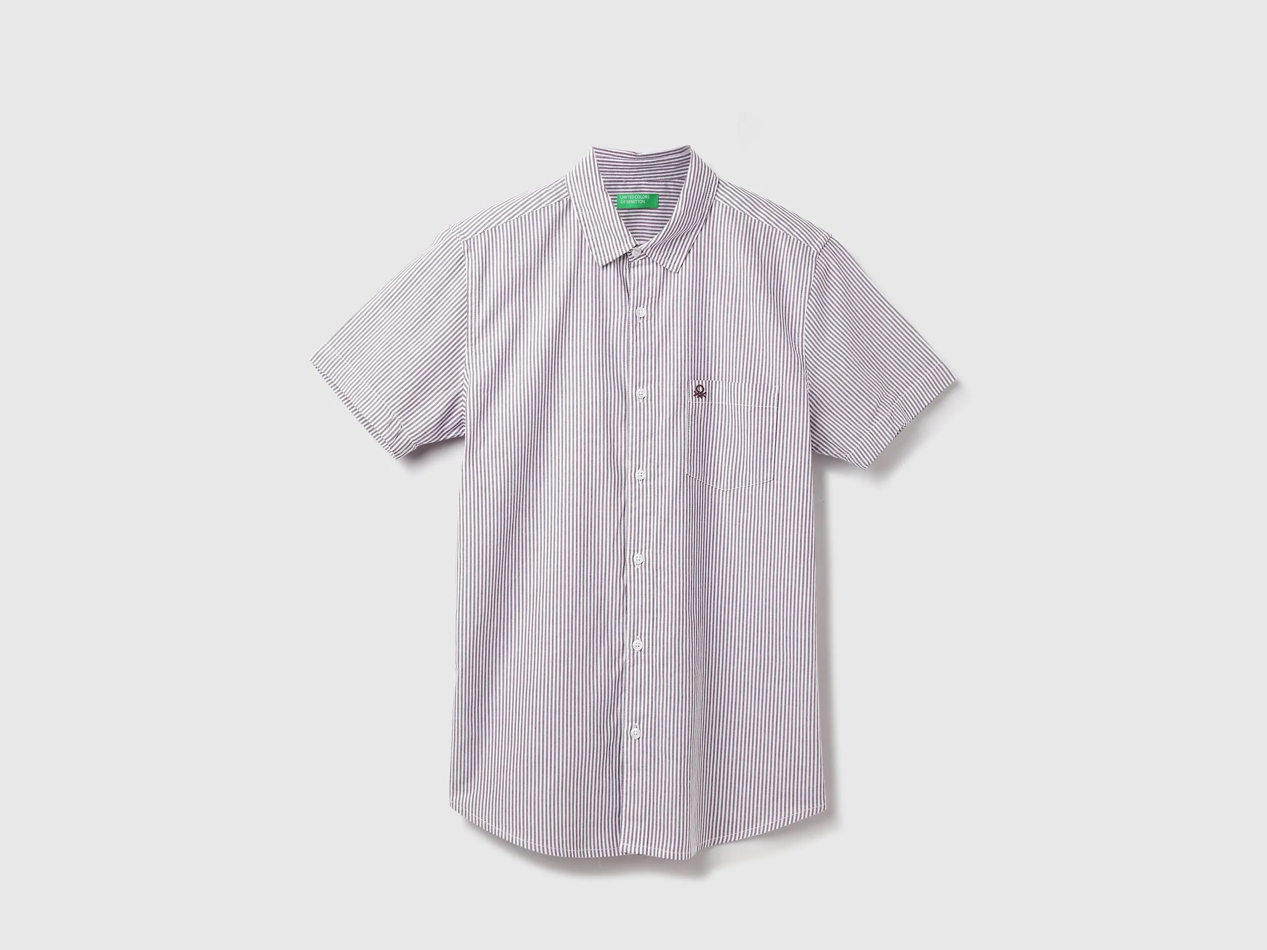 Cotton Striped Spread Collar Mens Shirts