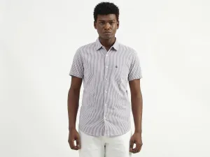 Cotton Striped Spread Collar Mens Shirts