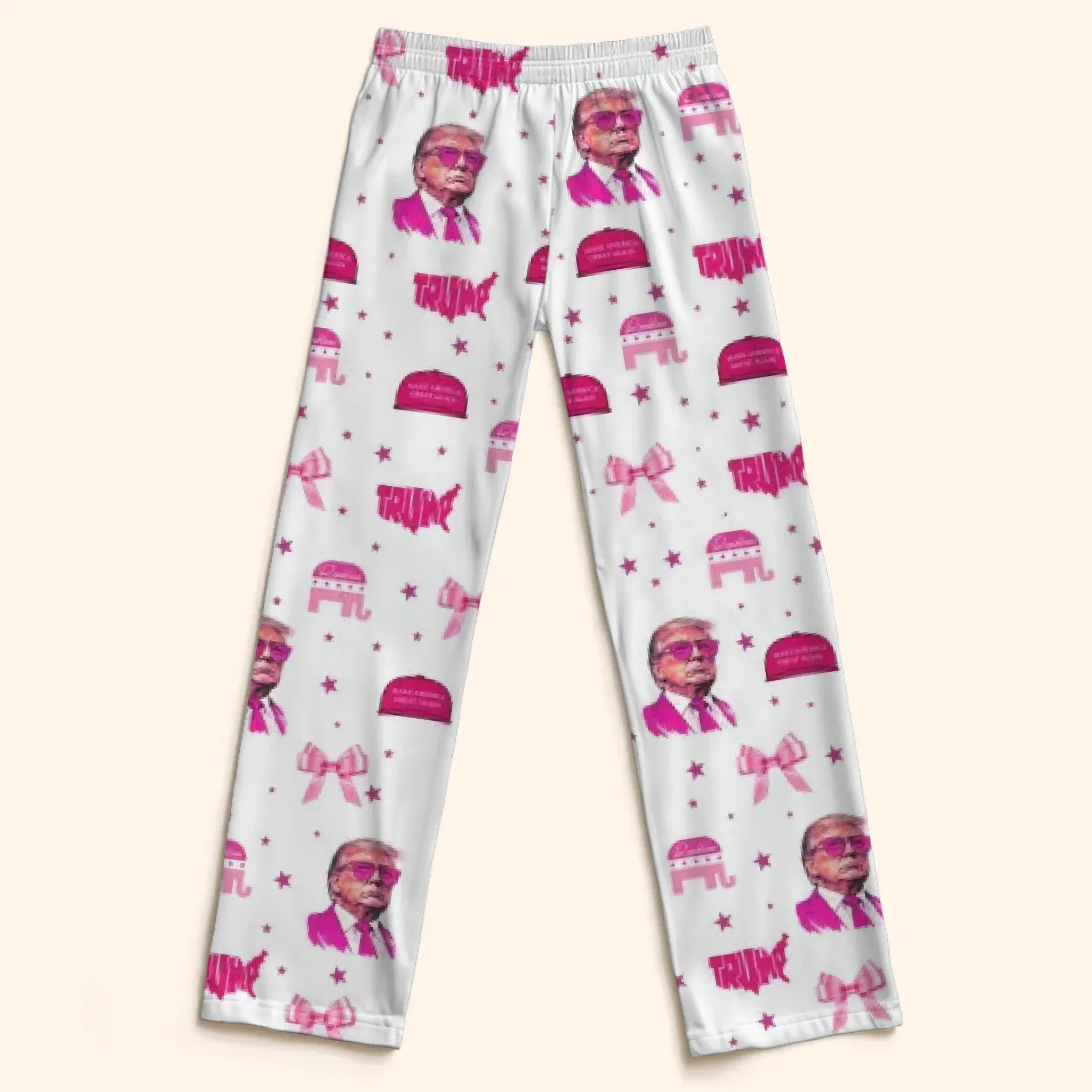 Cozy Up And Show Your Beliefs - US Patriotic Pride Pajama Pants - Gift For Conservative Supporters