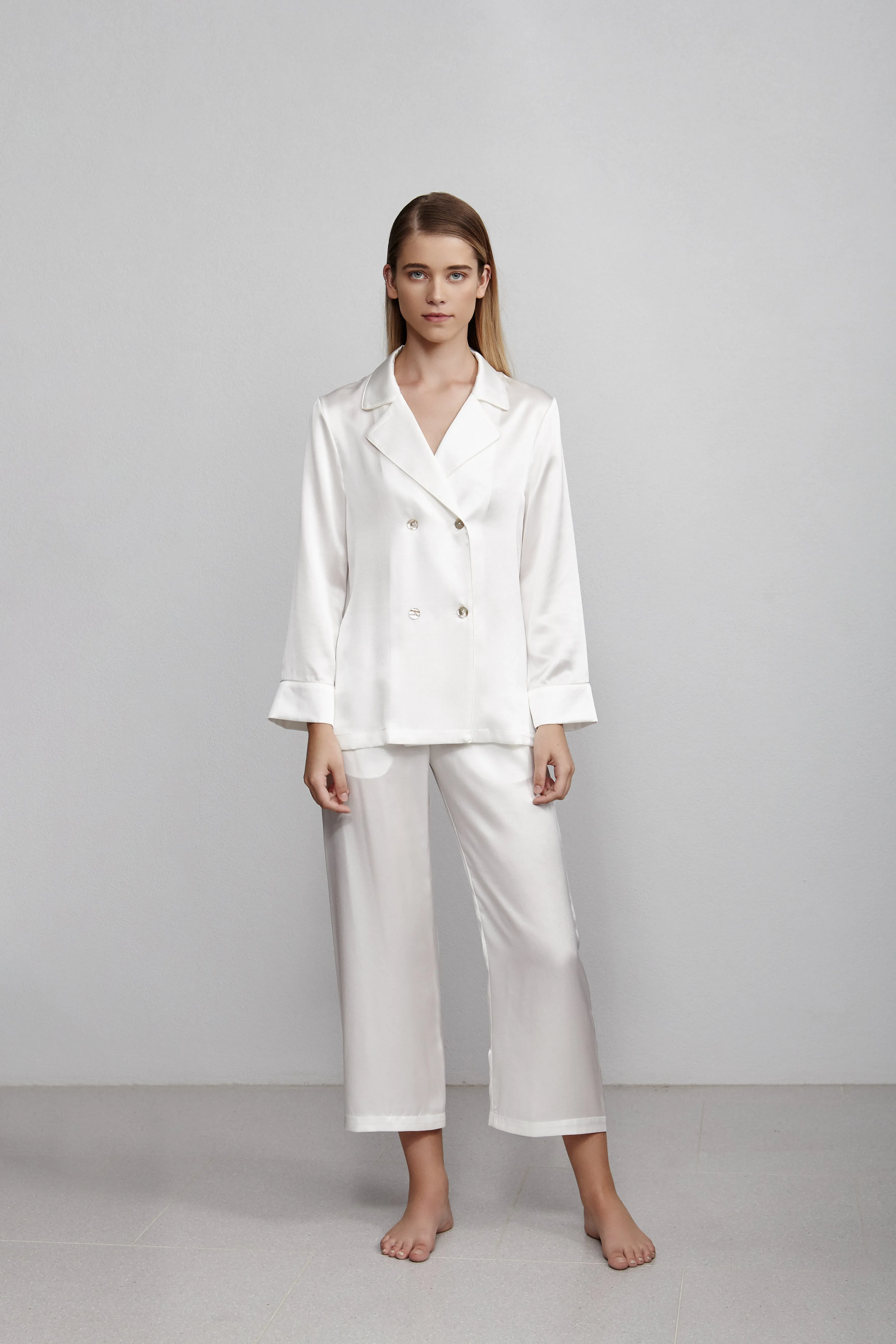 cropped pant, ivory