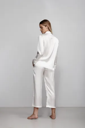cropped pant, ivory