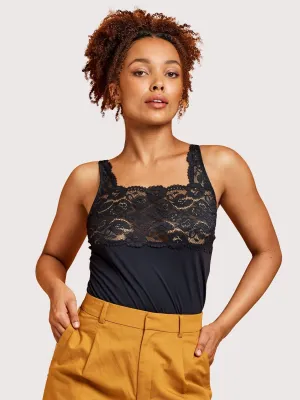 Daily Essentials Cotton & Heritage Lace Cami (465)