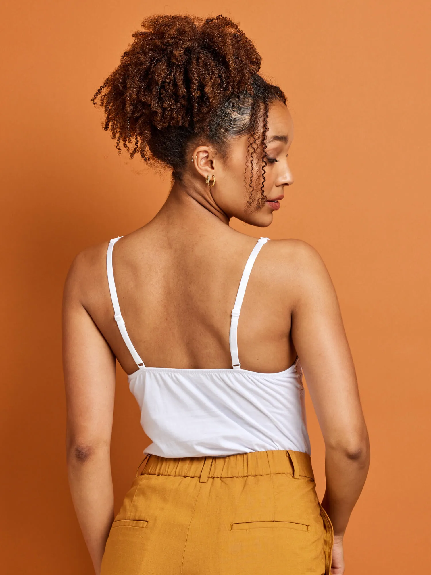 Daily Essentials Cotton & Heritage Lace Cami (465)