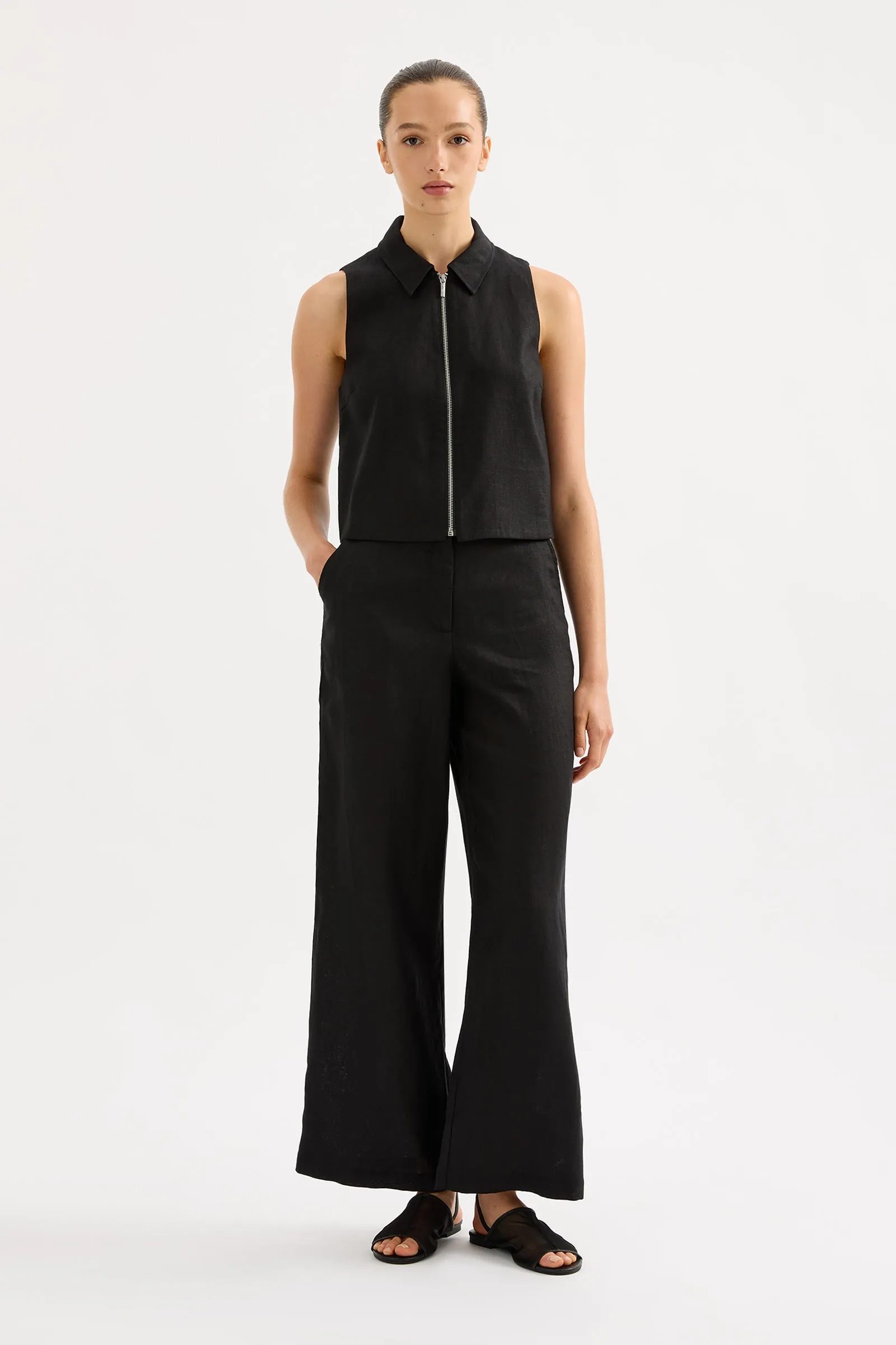 DALIA LINEN VEST