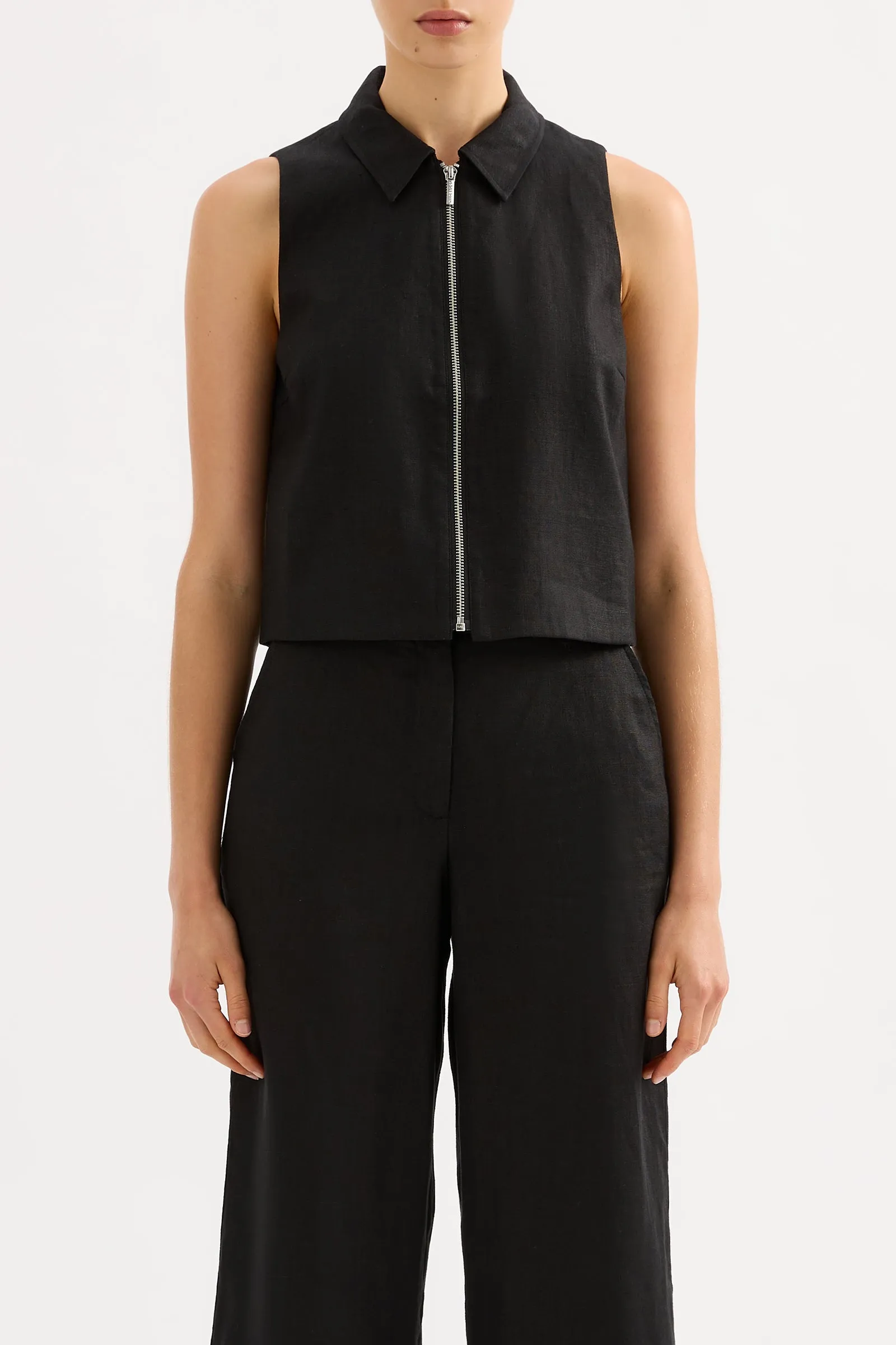 DALIA LINEN VEST