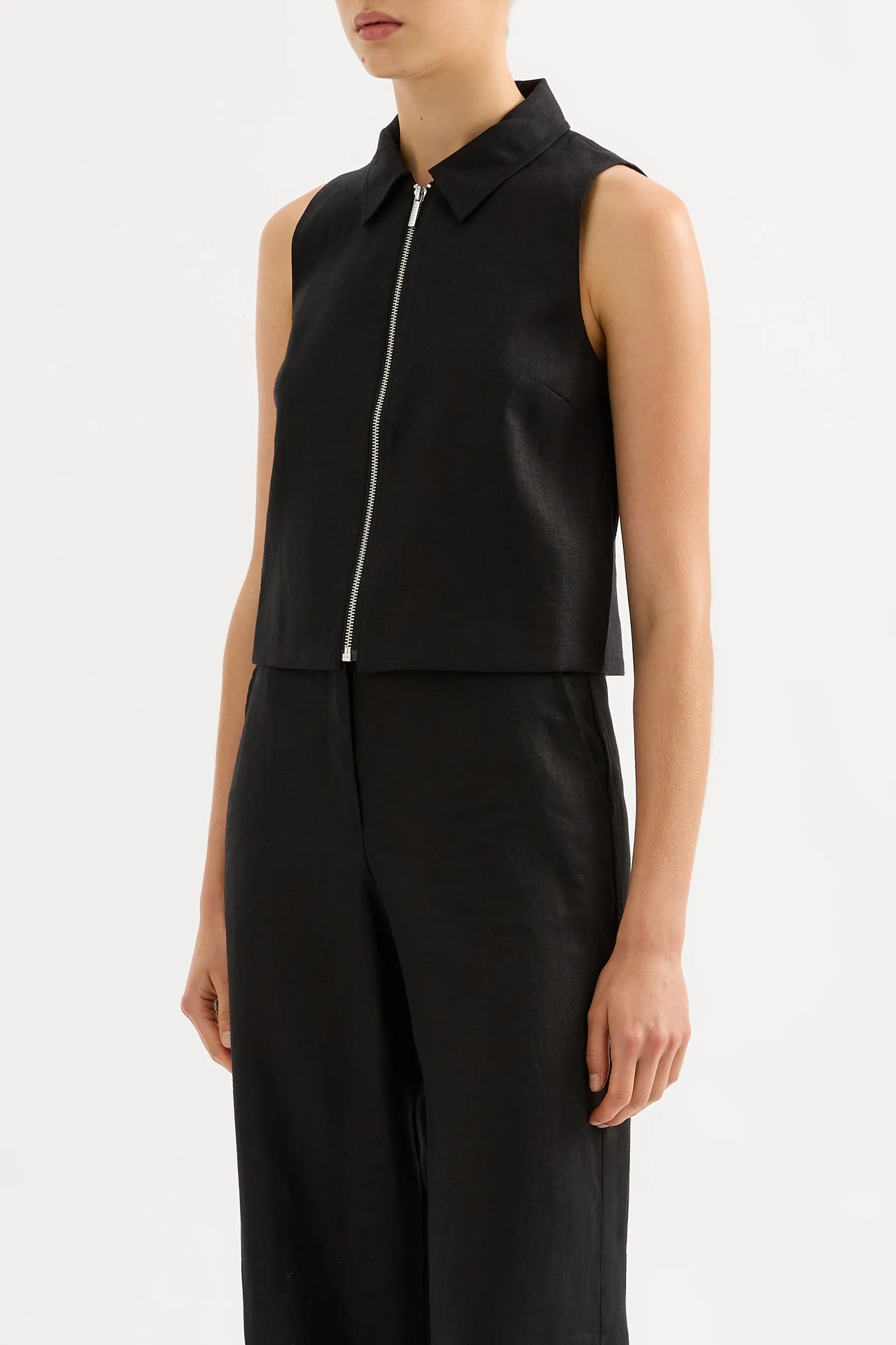 DALIA LINEN VEST
