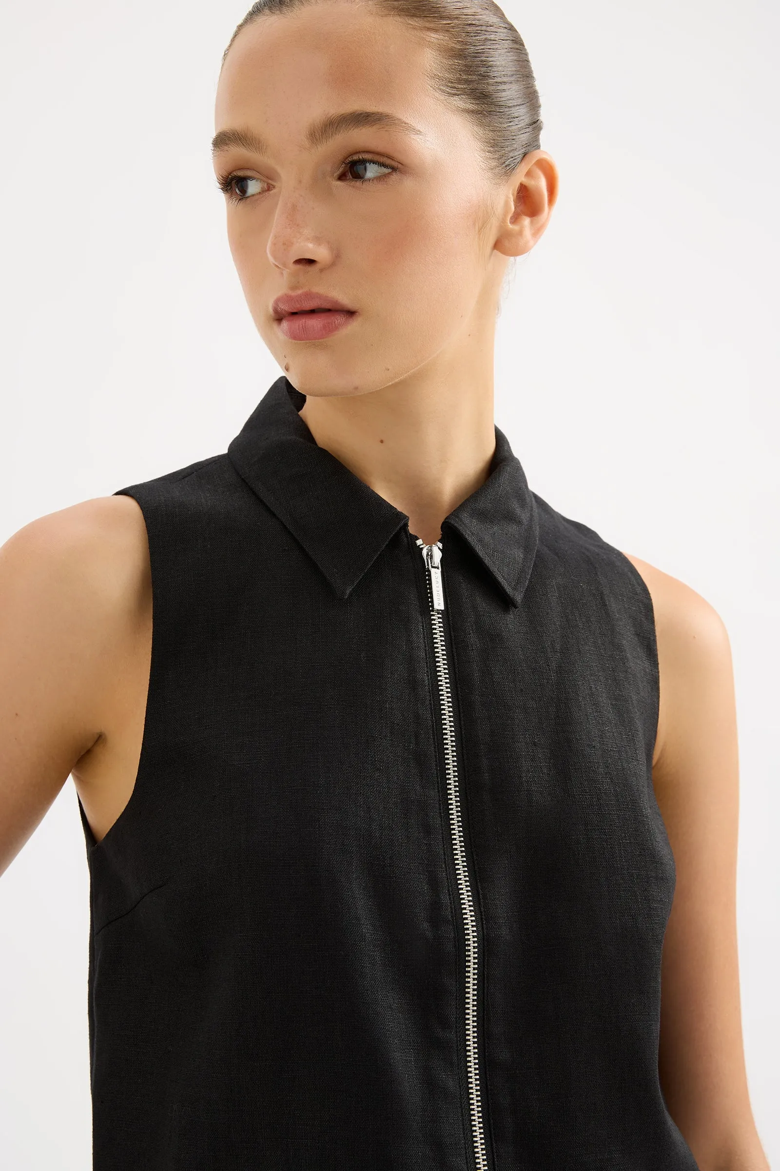 DALIA LINEN VEST