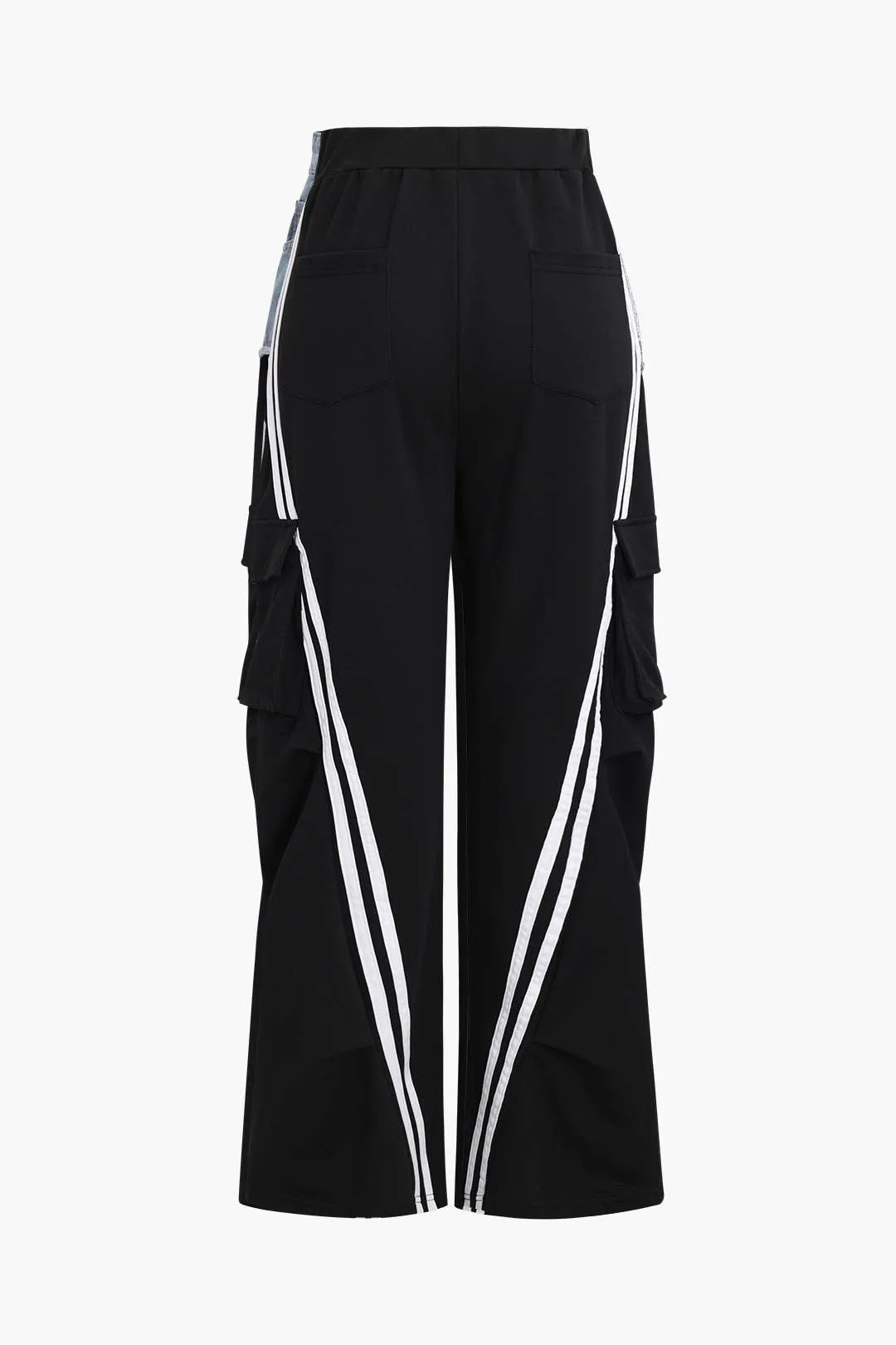 Danika - Comfortable Pocket Style Woman's Denim Patchwork Trousers