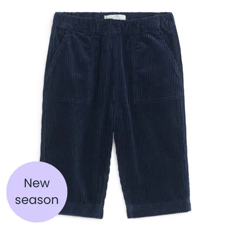 Dark Blue Corduroy Trousers