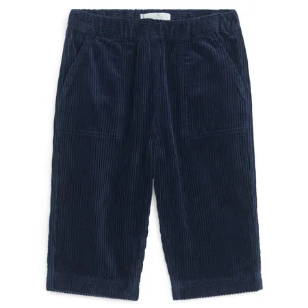 Dark Blue Corduroy Trousers