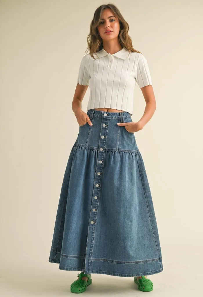 Demi Denim Skirt