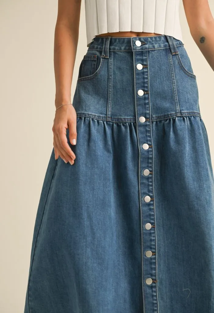 Demi Denim Skirt