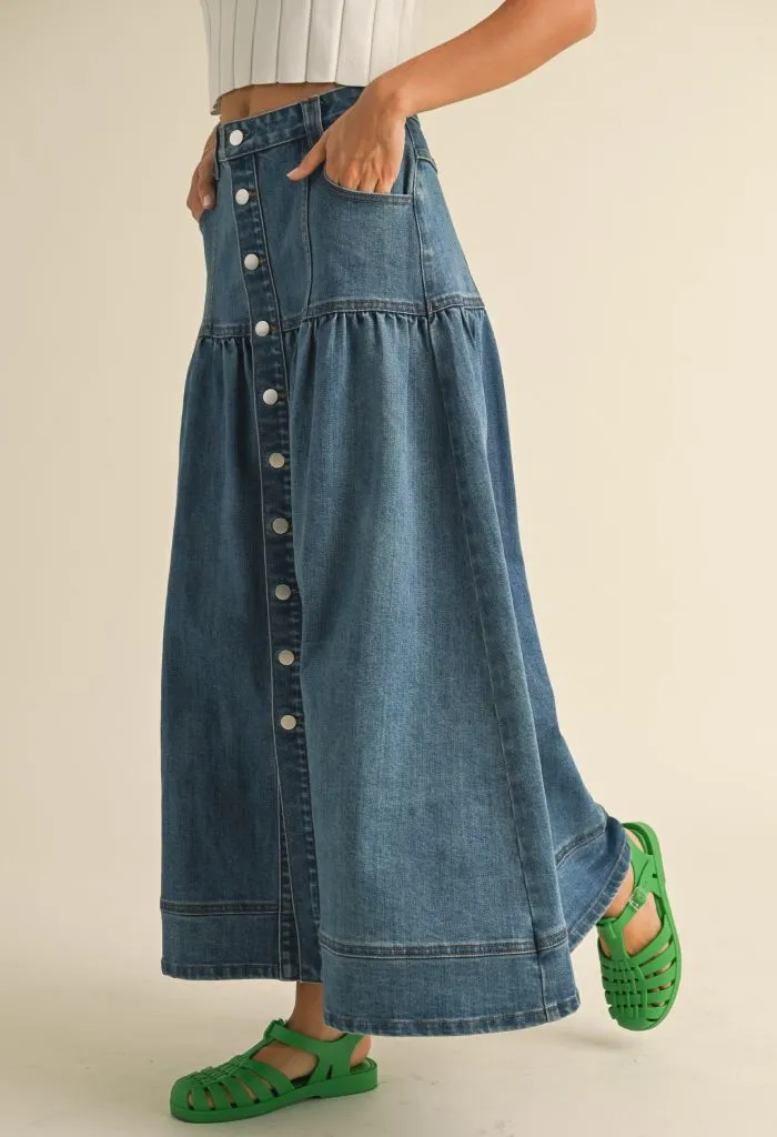 Demi Denim Skirt