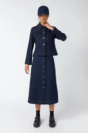 Denim dome skirt