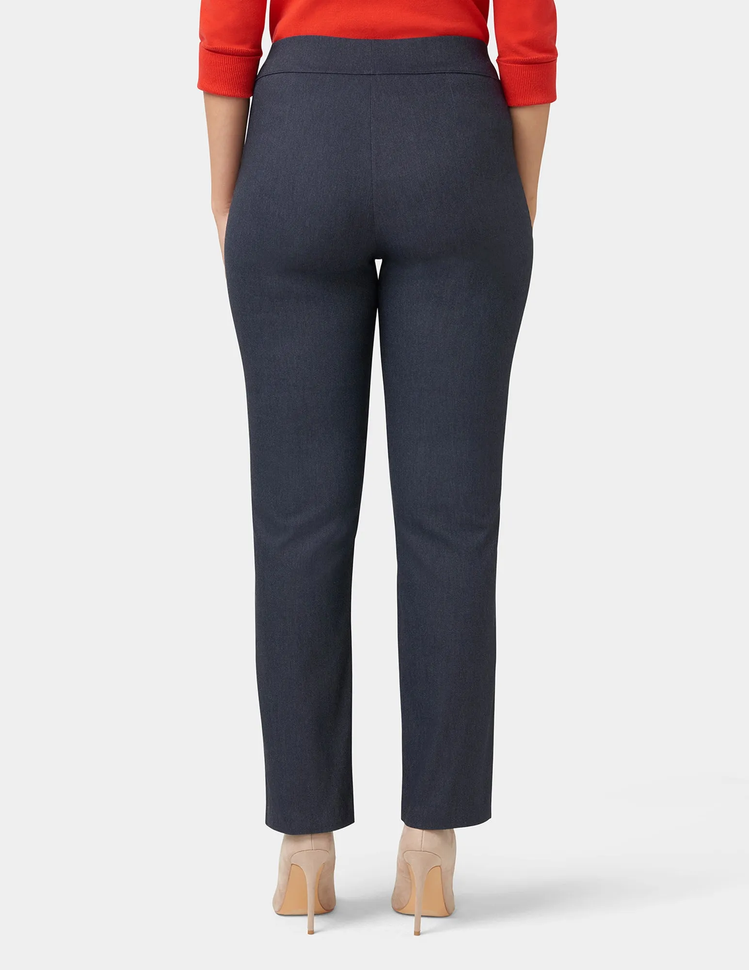 Denim Pull-On Trousers
