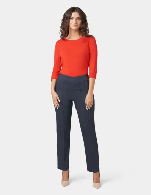 Denim Pull-On Trousers
