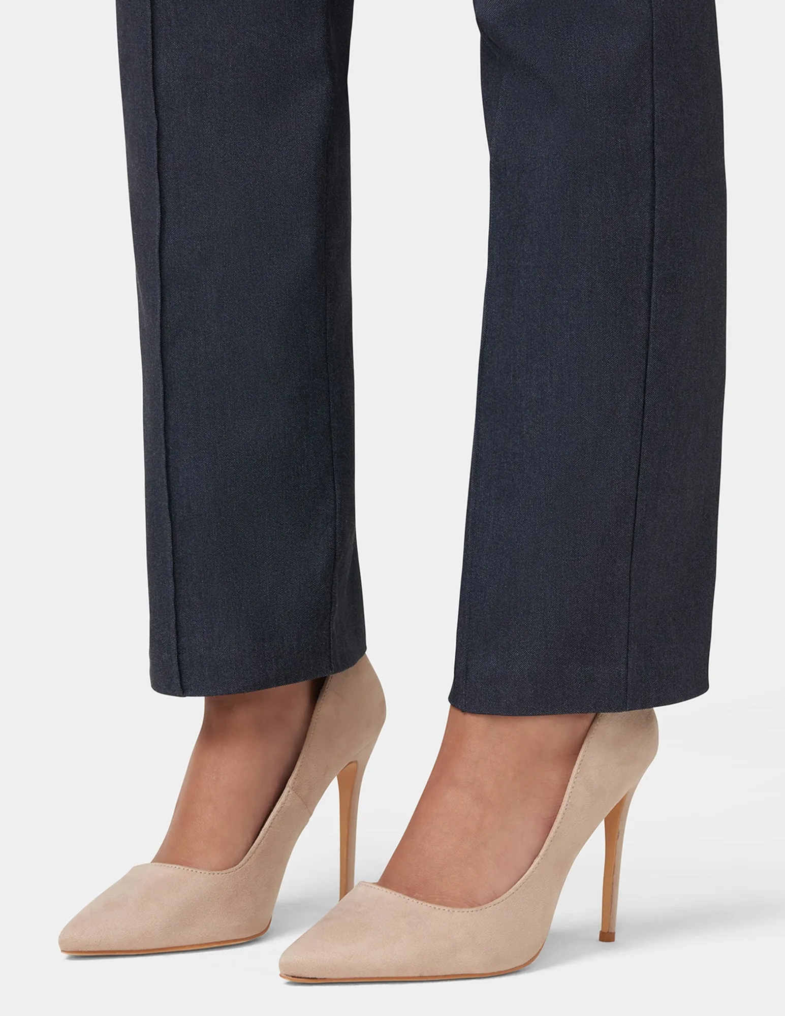 Denim Pull-On Trousers