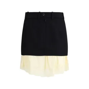 Double-layer Mini Skirt