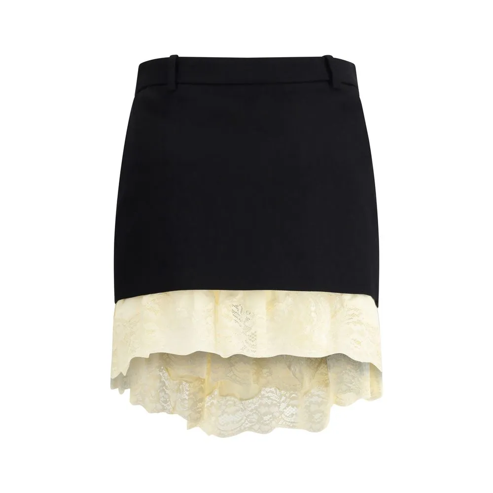Double-layer Mini Skirt