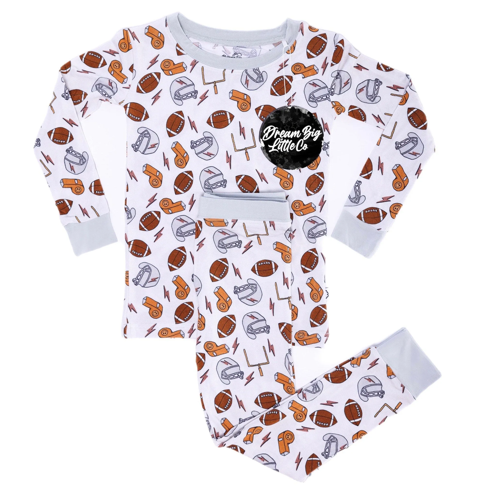 Dream Big Little Co Electric Touchdownz L/S Dream Set