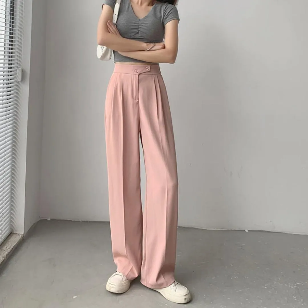Elena– Elegant Women’s Loose-Fit Trousers