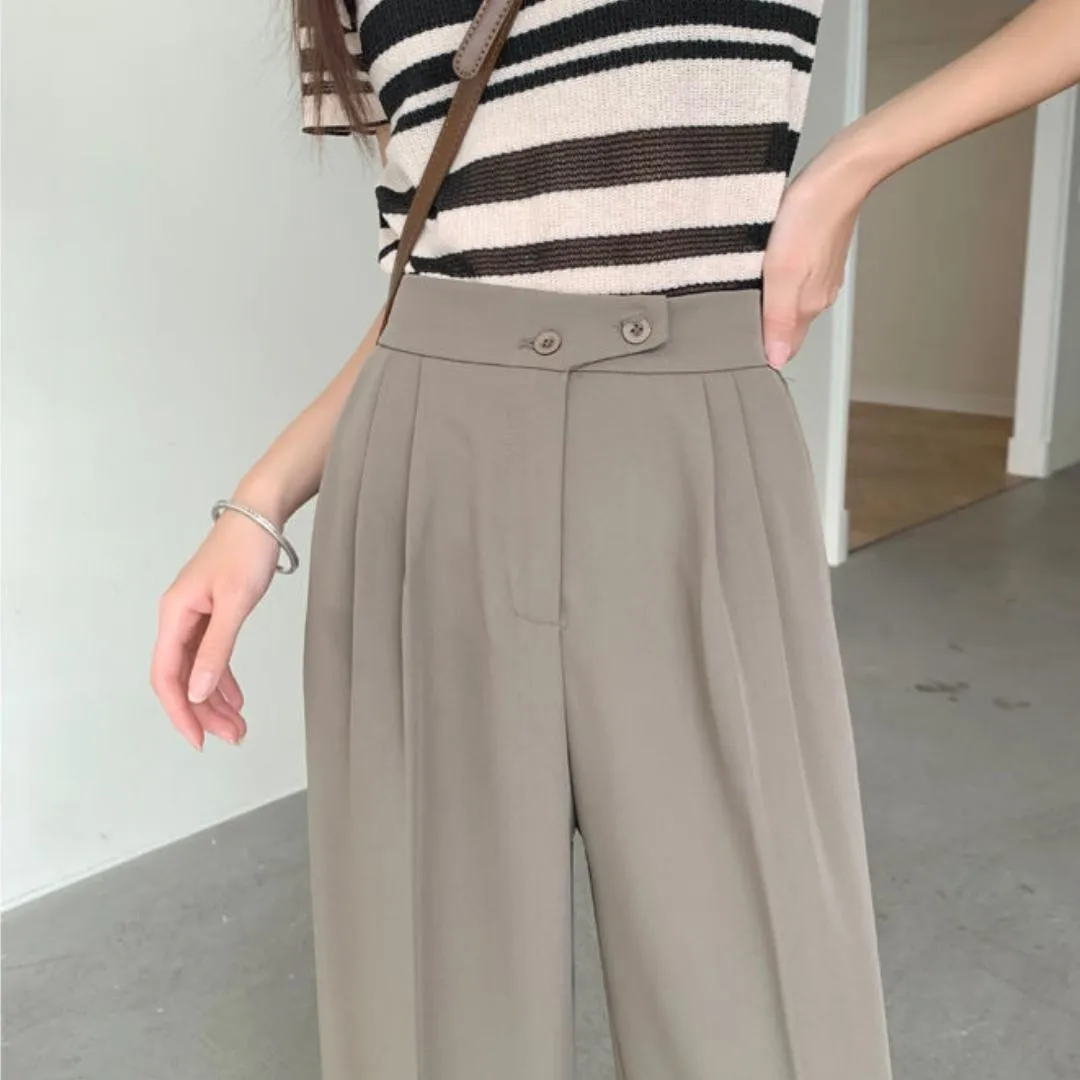 Elena– Elegant Women’s Loose-Fit Trousers