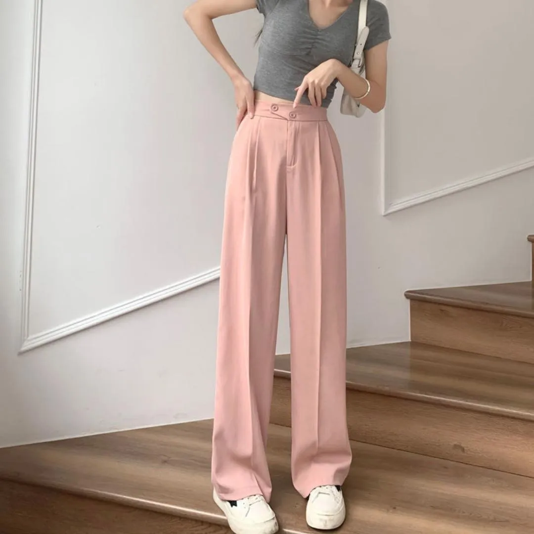 Elena– Elegant Women’s Loose-Fit Trousers