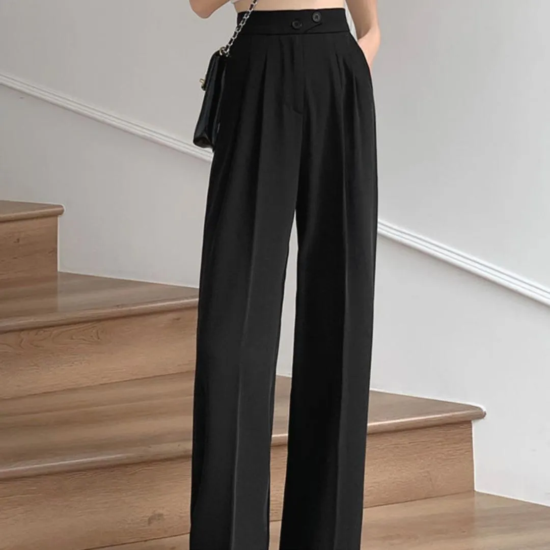 Elena– Elegant Women’s Loose-Fit Trousers
