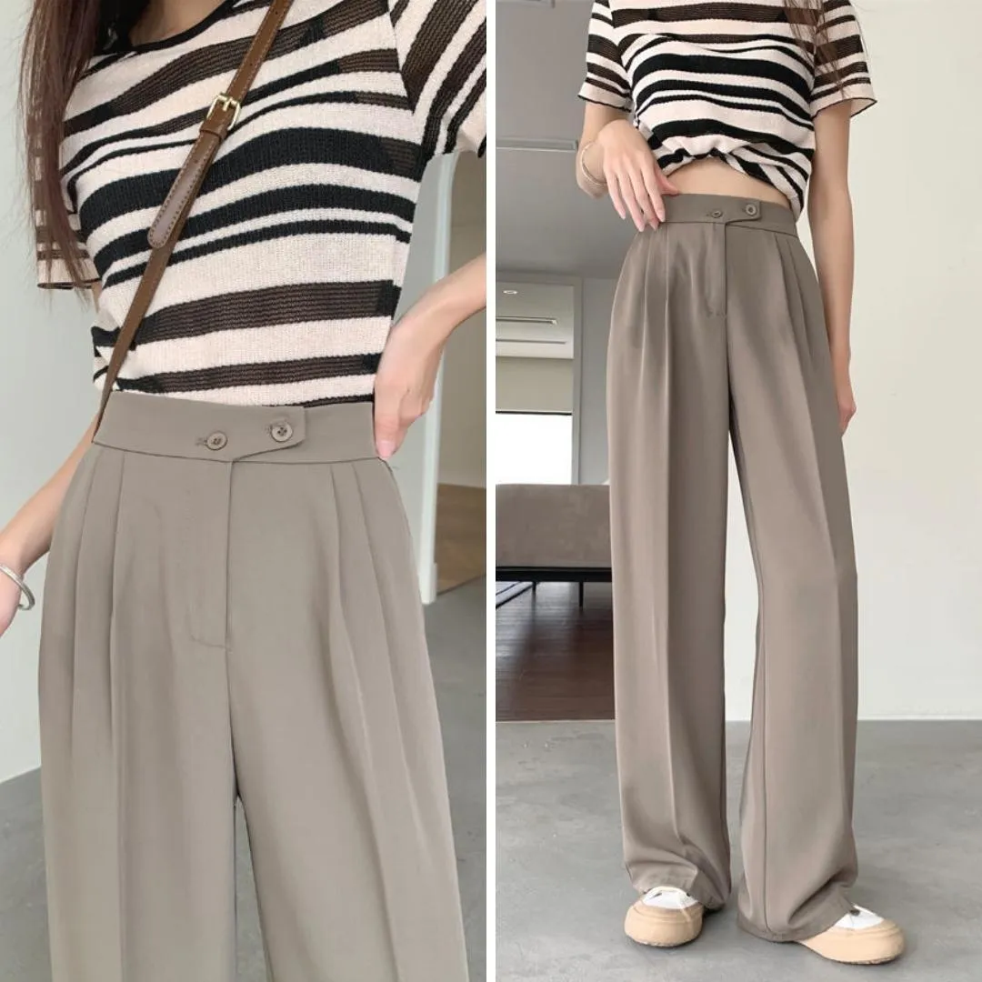 Elena– Elegant Women’s Loose-Fit Trousers