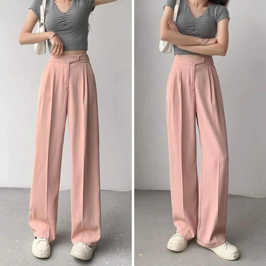 Elena– Elegant Women’s Loose-Fit Trousers
