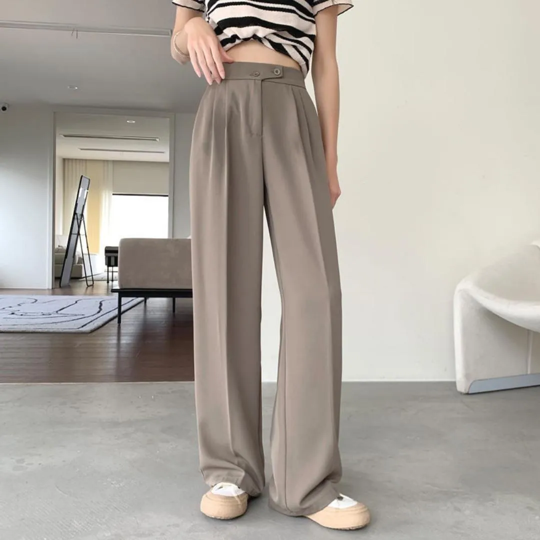 Elena– Elegant Women’s Loose-Fit Trousers