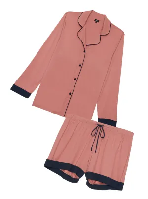Extended Long Sleeve Top & Boxer Pajamas