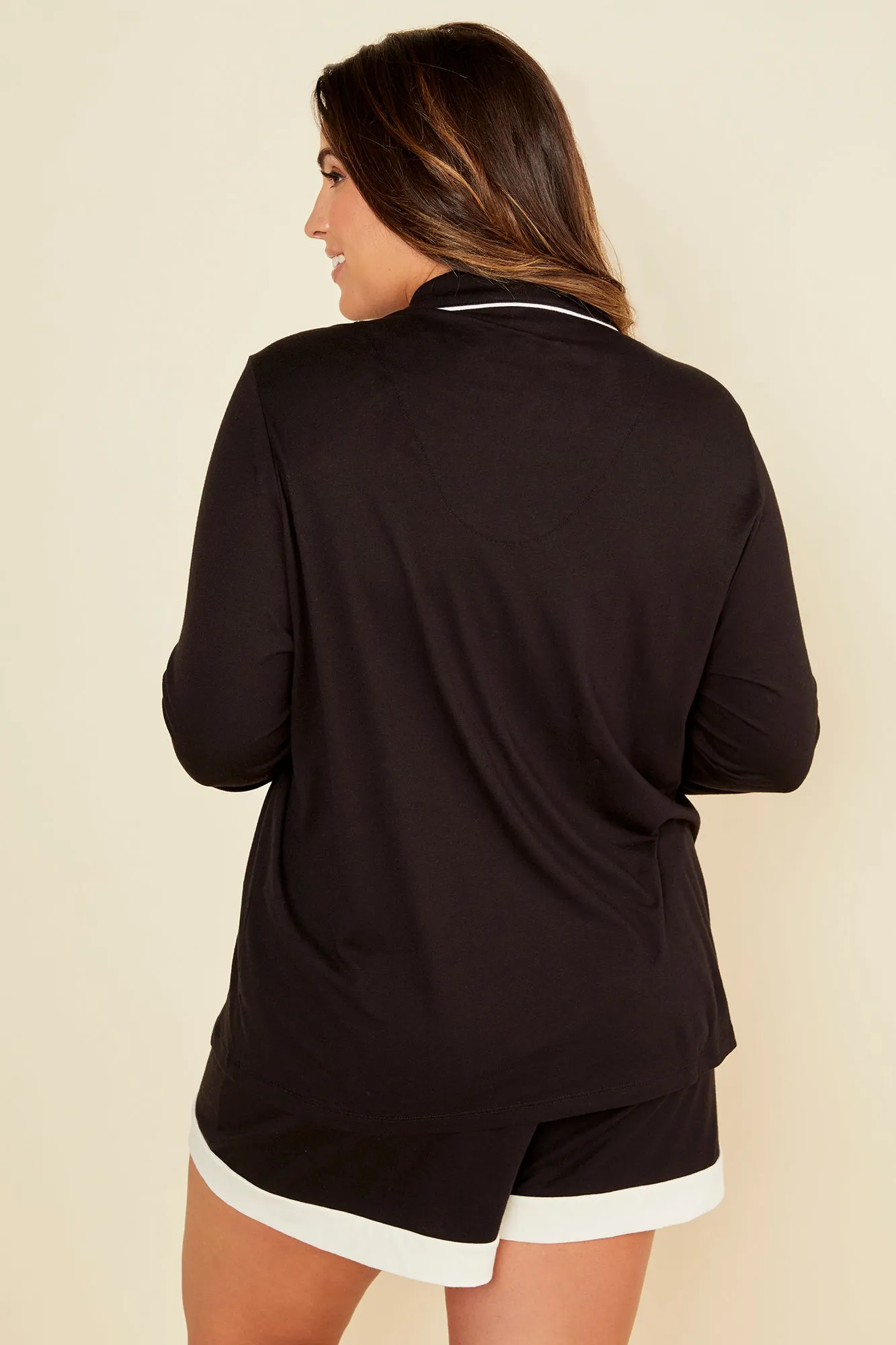 Extended Long Sleeve Top & Boxer Pajamas