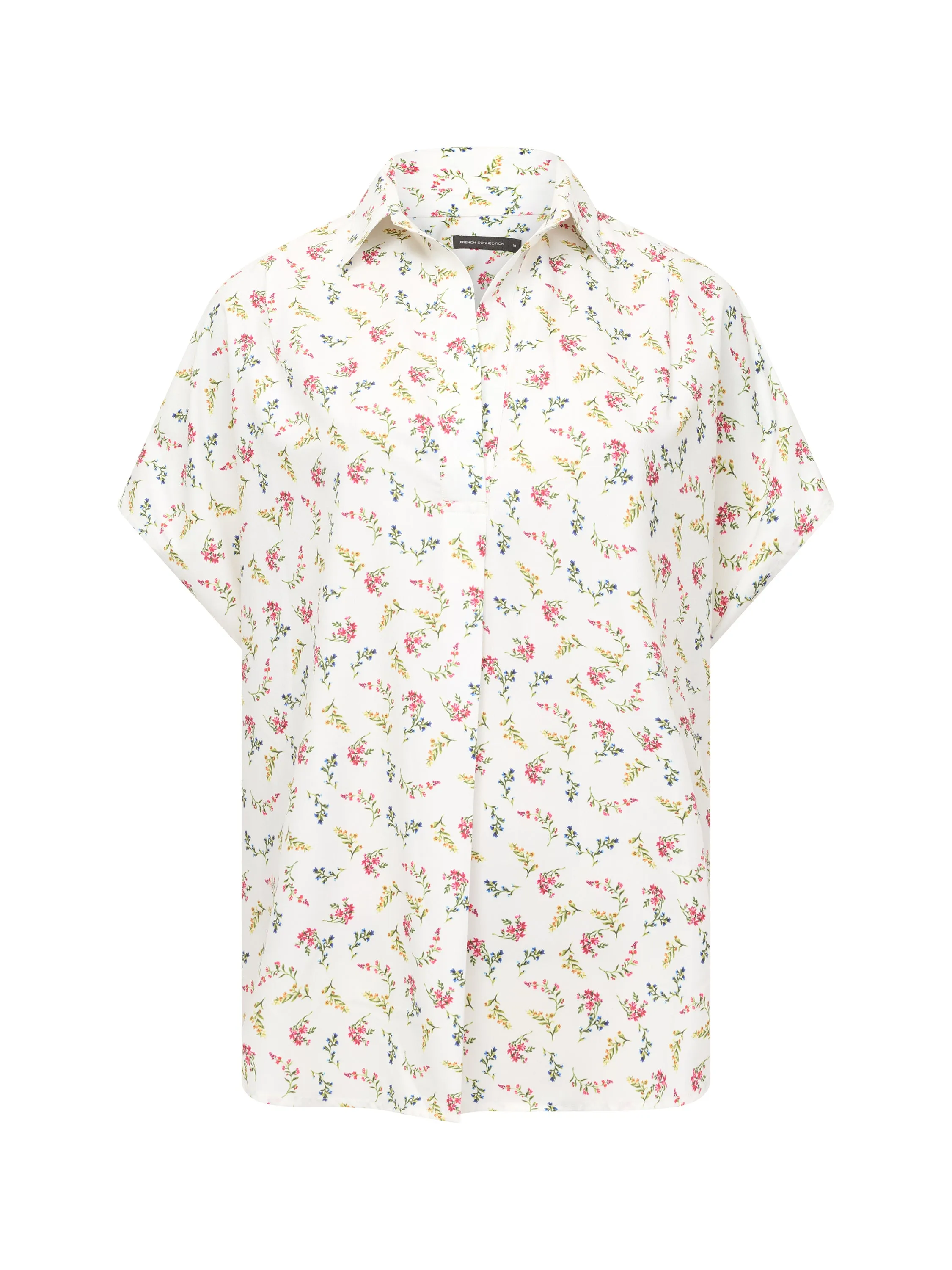 Floriana Crepe Light Popover Shirt