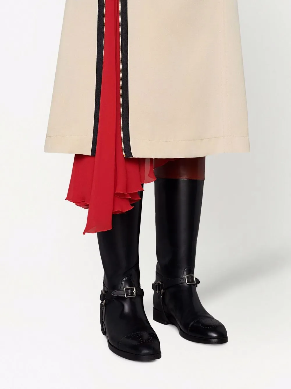 Fluid midi skirt
