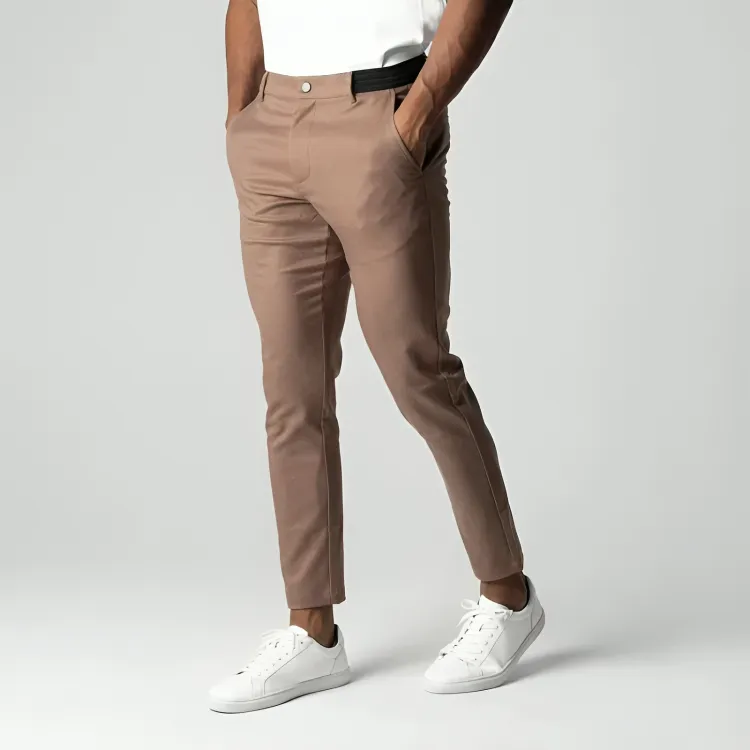 Gabriel™ - Relaxed stretch straight trousers for men