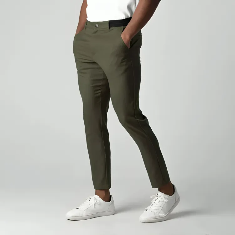 Gabriel™ - Relaxed stretch straight trousers for men