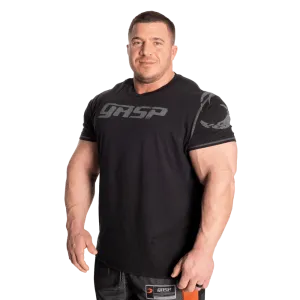 Gasp Tee, Washed Black