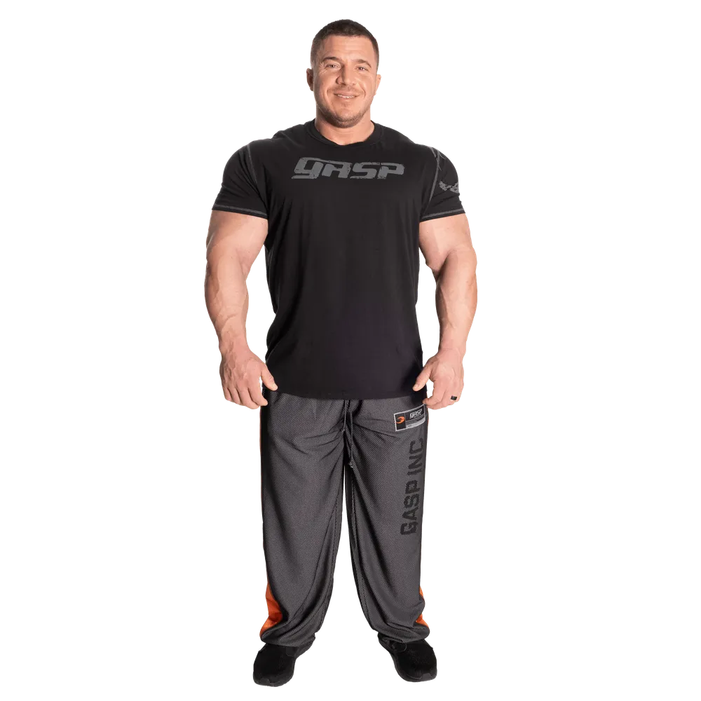 Gasp Tee, Washed Black