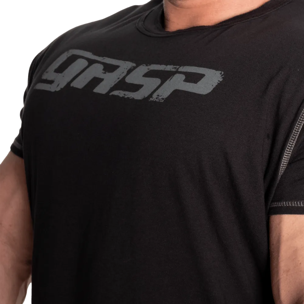 Gasp Tee, Washed Black