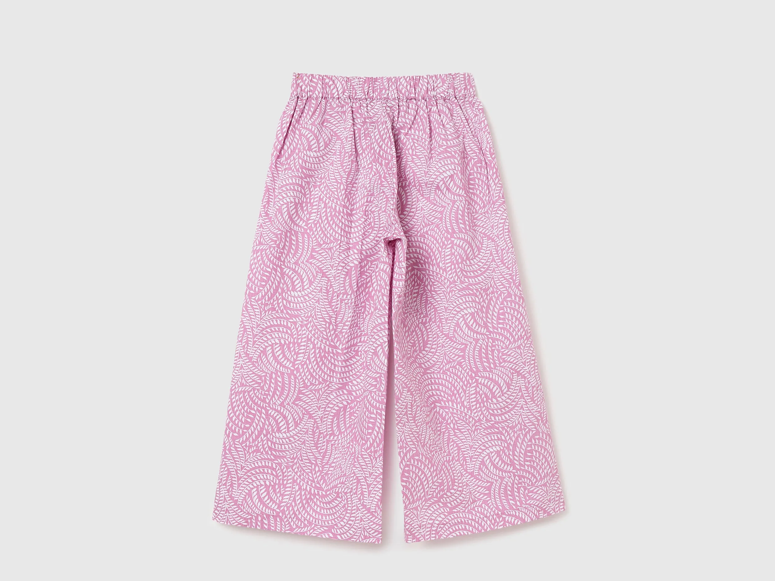 Geometric Print Regular Fit Trousers