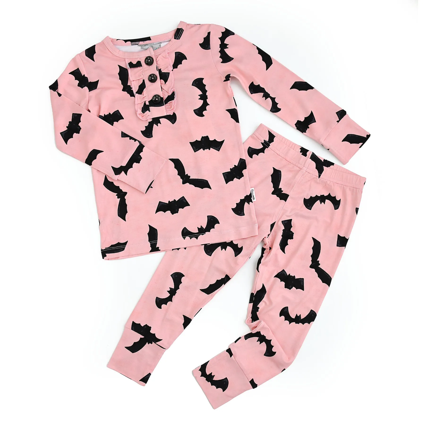 Gigi and Max Buffy Ruffle 2pc Pajama Set