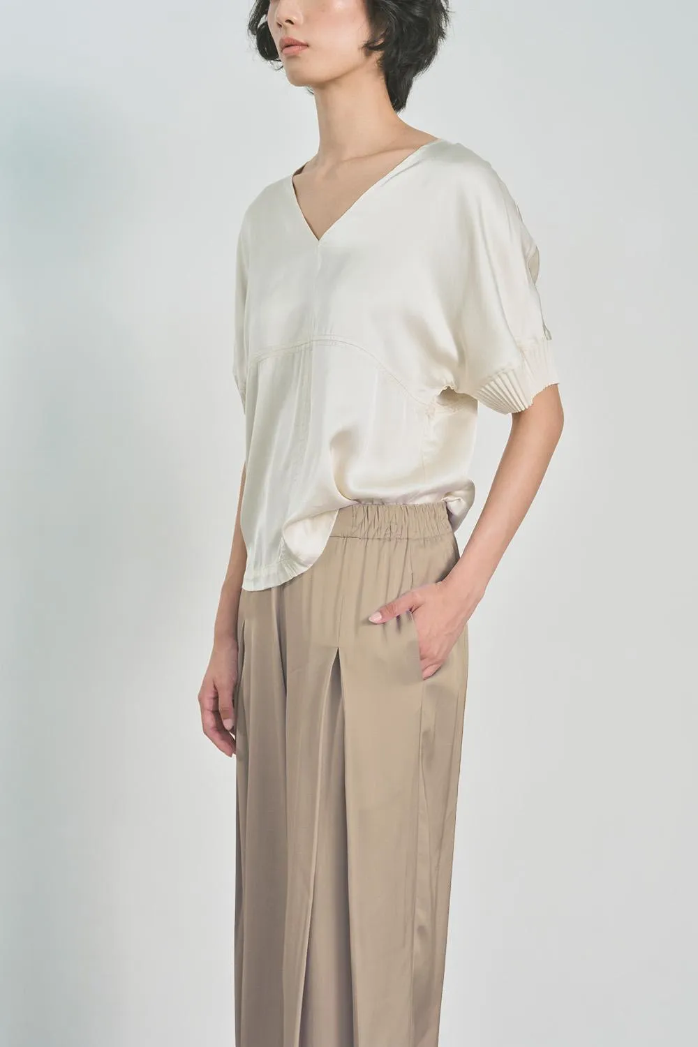 GIN LEE STUDIO | Bree Trousers | Champagne