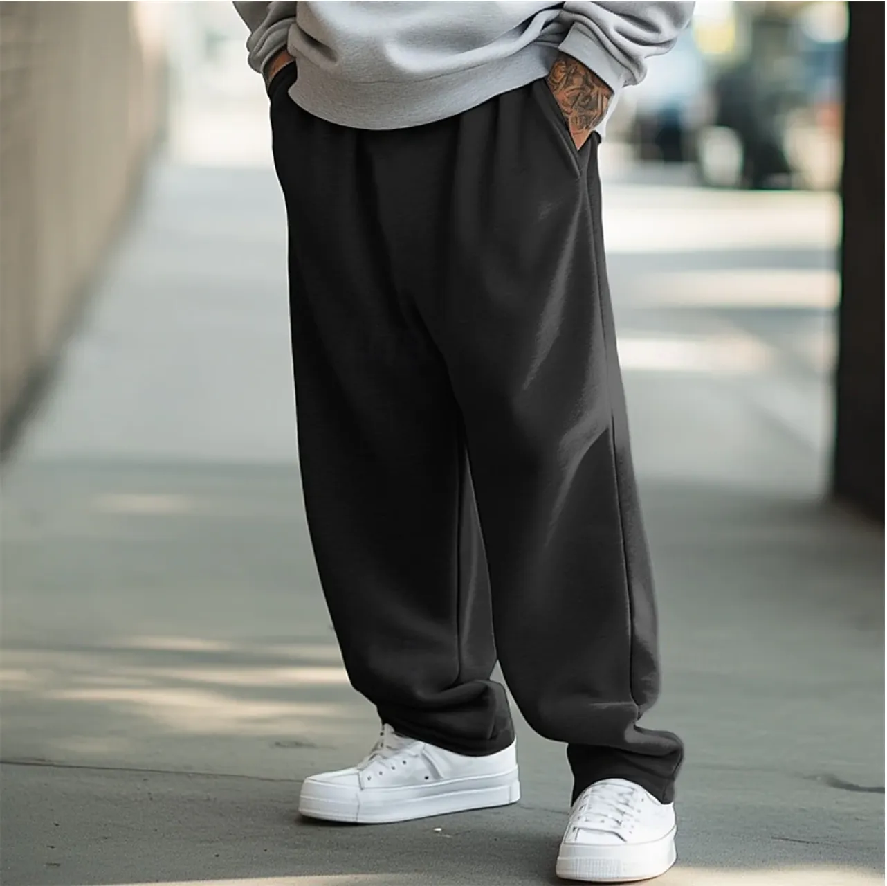 Gio | Baggy Fleece Joggers