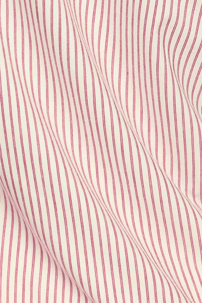 Gisele Printed TENCEL™ Modal Relaxed Short PJ Set Duo Stripe Haute Red/Haute Red