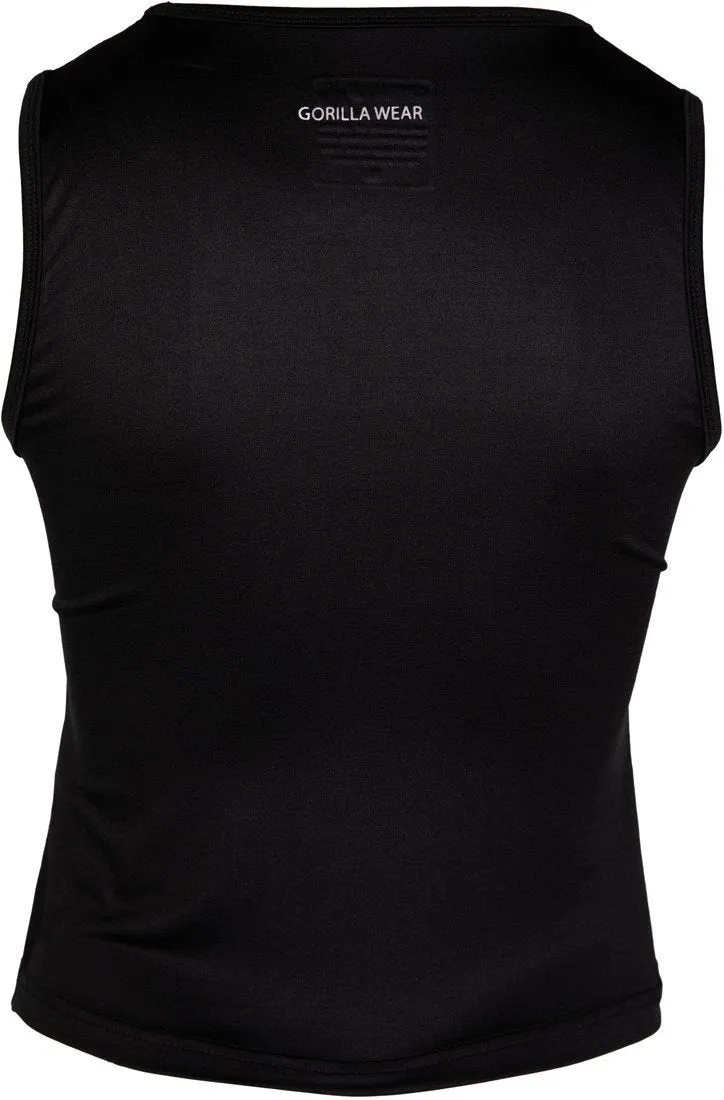 Gorilla Wear Estelle Twisted Crop Top - Black