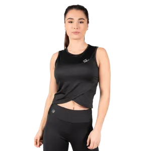Gorilla Wear Estelle Twisted Crop Top - Black