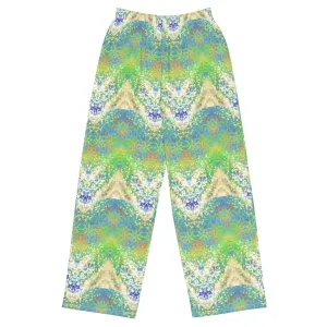 Green Kaleidoscope Pajama Pants